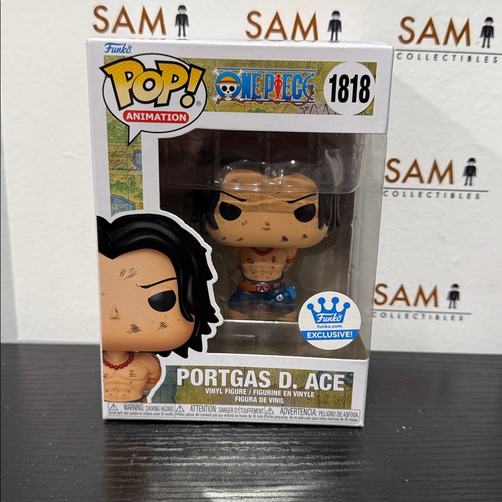 Funko Pop! One Piece Portgas D. Ace (Execution) #1818 Exclusive + Protector